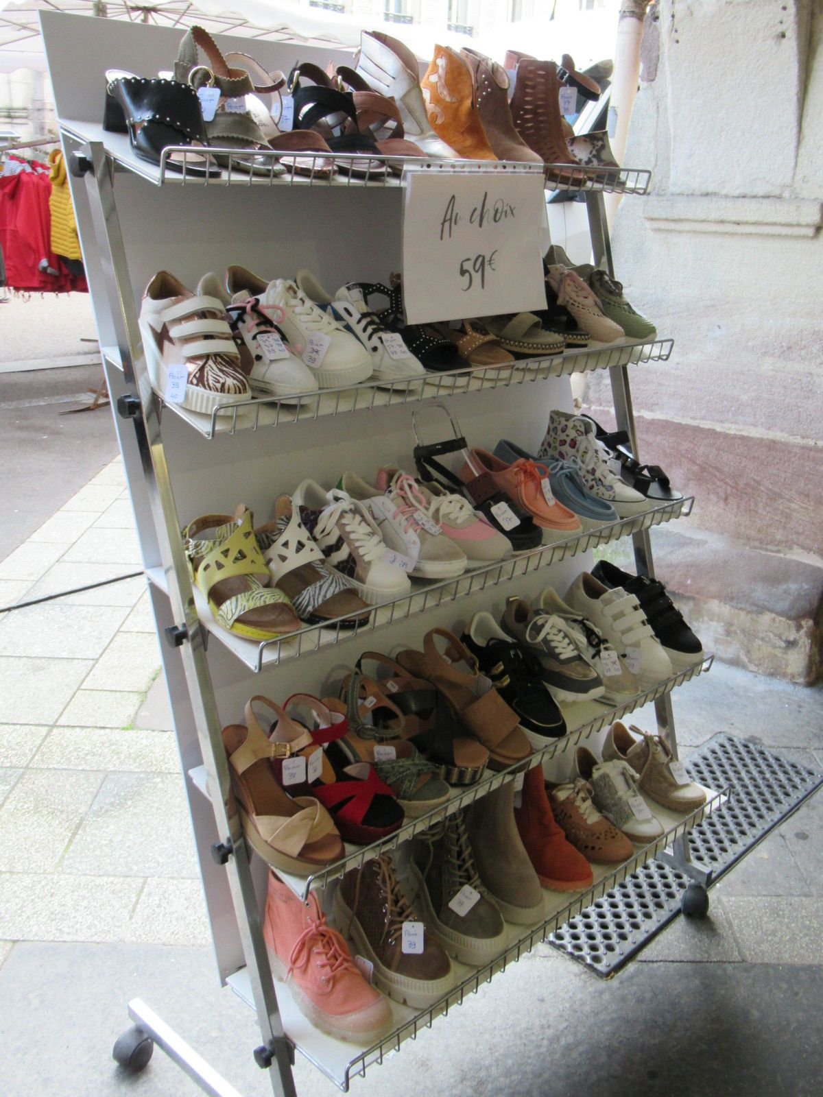 Le marché de la chaussure en France.