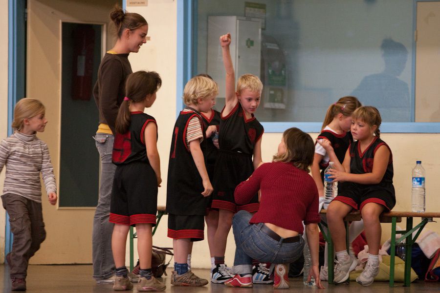 Diverses photos de l'équipe des mini-poussins de la saison 2009-2010