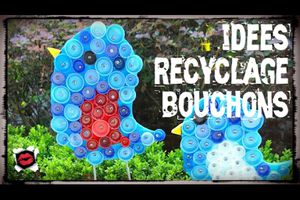 40 idées de recyclage de bouchons en plastique 