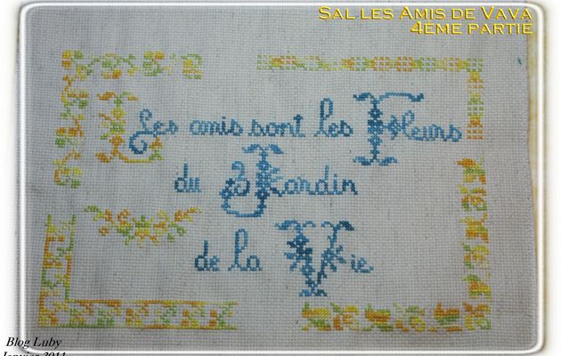 Sal des amis de Vava (4 broderie terminée)