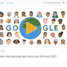 Journée internationale des droits des femmes 2022 - Le doodle de Google