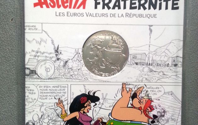 10 euro Les Valeurs de la République Astérix Fraternité-4 printemps été 2015 France