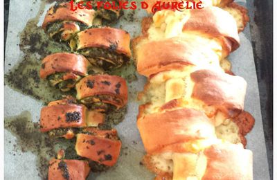Le Pull Apart Bread aux escargots de Bourgogne et Salami/Raclette