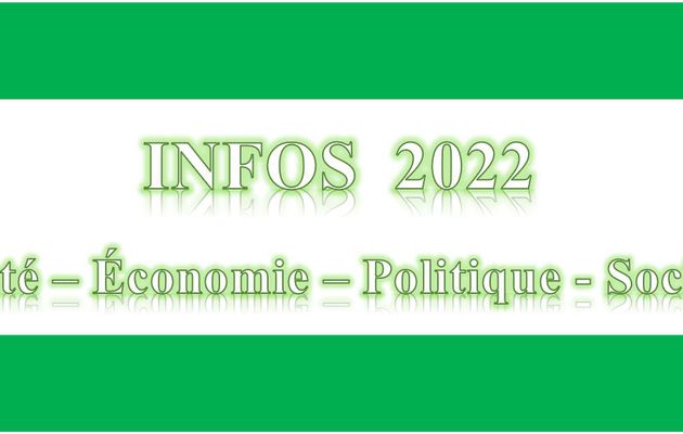 Infos 2022 : santé - économie- politique - société