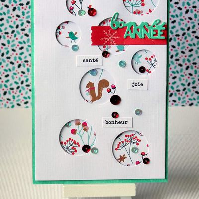 Défi  lift de carte janvier 2018 / Scrap&Co