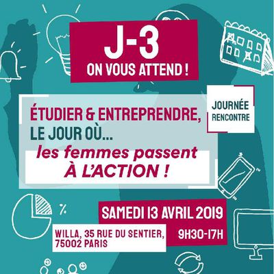 Une journée pour  l'ENTREPRENEURIAT FÉMININ - Paris - Sam. 13 avril 2019