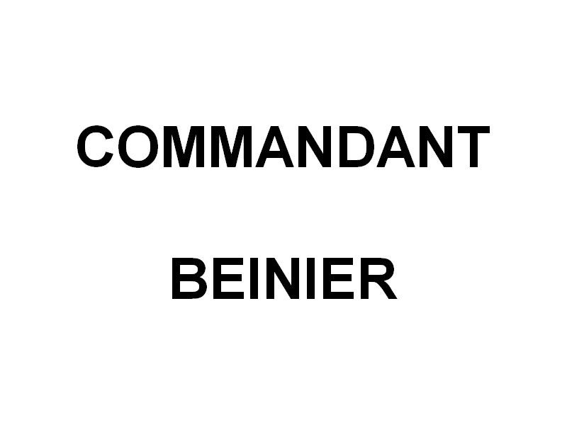 COMMANDANT BEINIER , Bateau base  des sapeurs pompiers de Paris