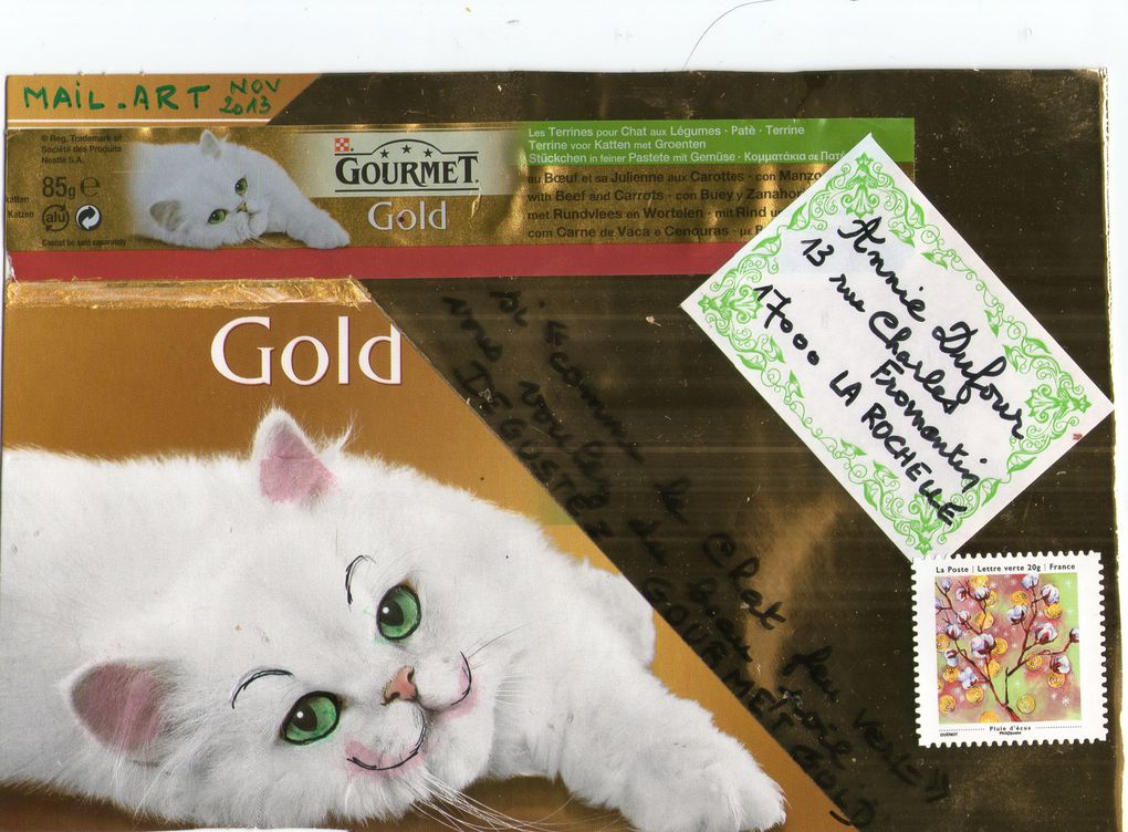 Du vert pour les enfants de Chatelaudren et des "chats" reçus et envoyés"