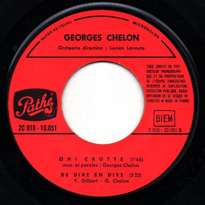 Georges Chelon - Oh ! Crotte