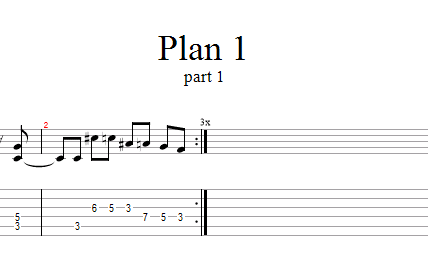 Plan 1 - Tapping (niveau confirmé)