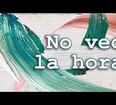 Noel Schajris - No Veo La Hora