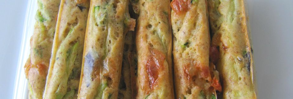 FINGERS COURGETTES CHEVRE BASILIC