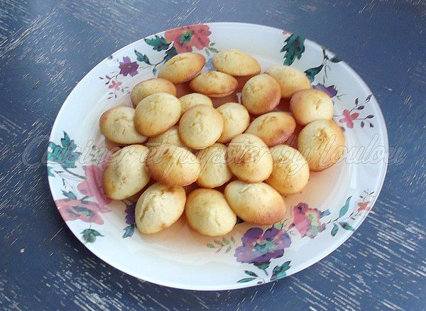 Mini madeleines à la ricotta et au citron