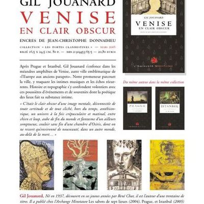 "Venise" de Gil Jouanard et Jean-Christophe Donnadieu