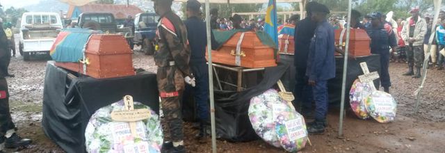 Bukavu/Soldats tués dans un accident : L'armée rend hommage aux combattants disparus