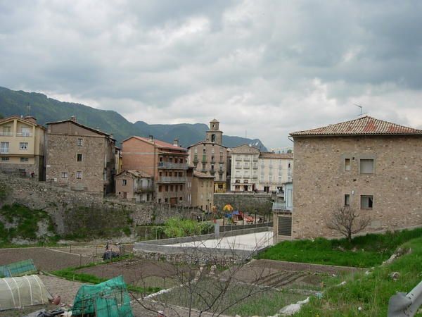 Village Catalan Espagnol dans les pyr&eacute;nn&eacute;es