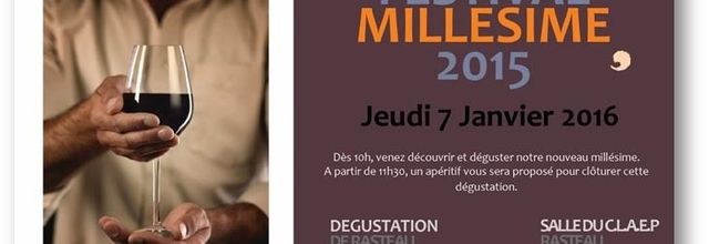 Millésime 2015 à Rasteau, du très bon !