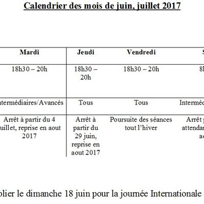 Fonctionnement de l'association pour l'hiver