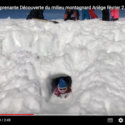 Clip-vidéo : Colo Apprenante hiver 2024 (Découverte du milieu montagnard) 