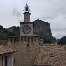 Castellane  ;Chantier de restauration de la Tour de l’Horloge