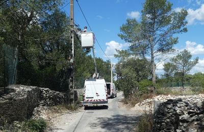 Panne fibre optique sur le quartier