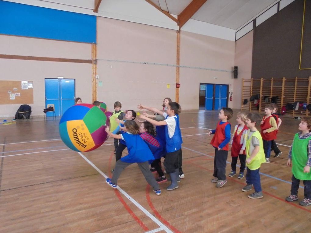 Kin Ball avec les CP-CE1