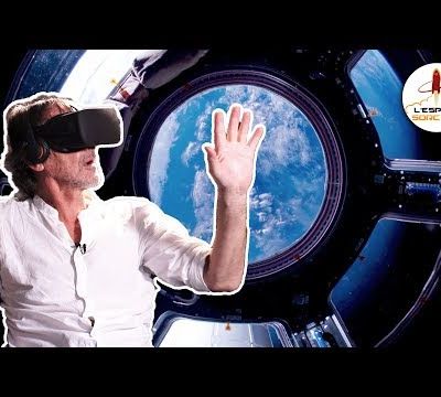 Fred teste la VR dans la peau de Thomas Pesquet