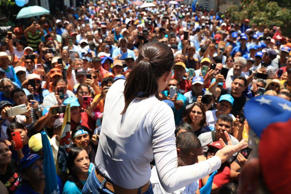 María Corina Machado masificó seguidores en Mariara y San Joaquín este 13 de marzo (+Fotos)