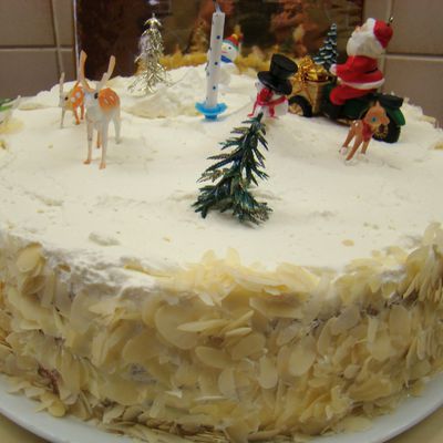 Faire un gros gâteau de réveillon de Noël