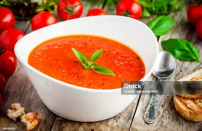 Velouté de tomates au riz complet 