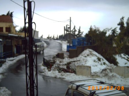 souvenir de la tempête de neige en février 2012 a Tifra