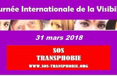 TDOV 2018 - Journée Internationale de la Visibilité Trans, le 31 mars 