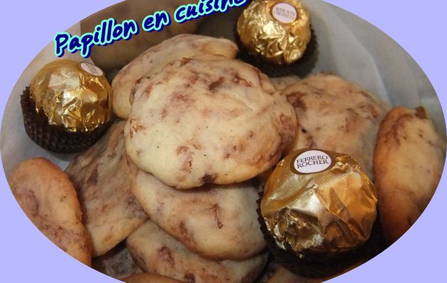 Recette: Cookies aux Ferrero Rocher et éclats d'Abricots secs