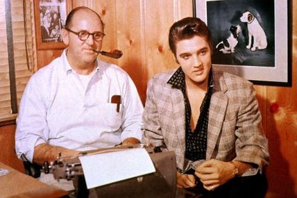 June 26th 1910, Born on this day, Colonel Tom Parker, Elvis Presley's manager. Before working in the music business Parker ran a troupe of dancing chickens. He died on January 21st 1997.