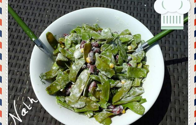 Salade de pois gourmands