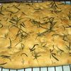 FOCACCIA AU ROMARIN FRAIS.