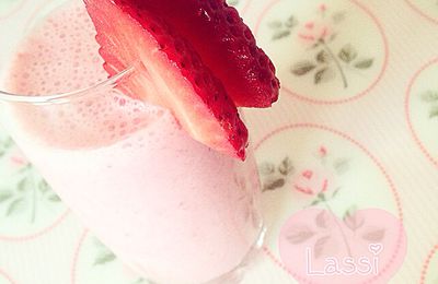 Lassi à la fraise 