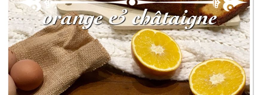 Cake à l'orange & à la châtaigne 
