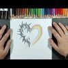 Como dibujar un corazon ❤️ paso a paso 20