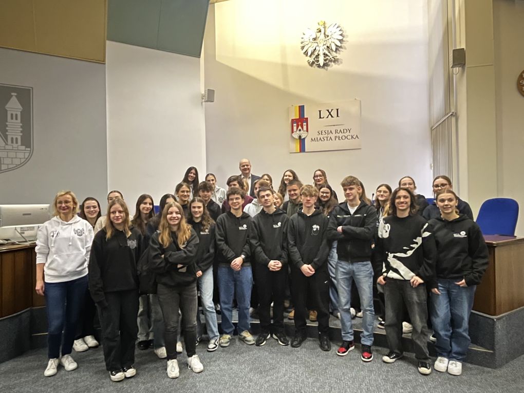PL24 CC - Visit to the city hall, meeting with the Plock’s President