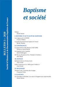 Anne RUOLT (2020). « Dr Thomas Barnardo (1845-1905) et les Nobody’s Children, L’histoire d’une mission hors norme ». « Baptisme et Société », Société d’histoire et de documentation baptistes de France (SHDBF), Paris 7e, n° 5, p. 77-104.