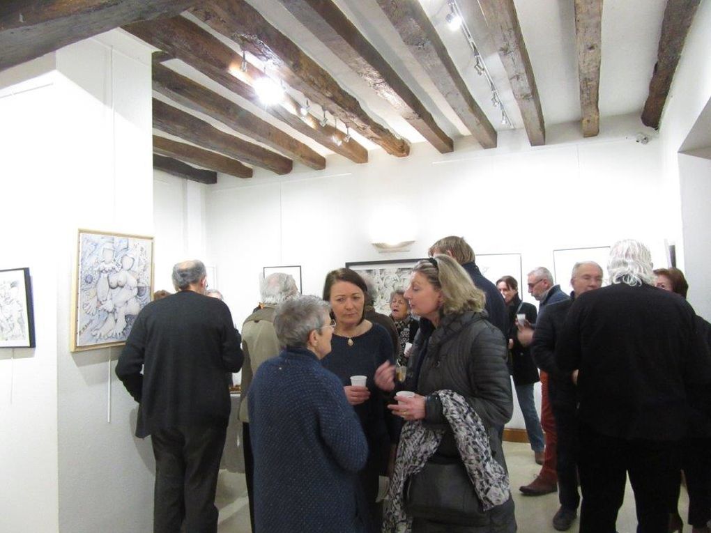 le 3 février 2018, vernissage de l'exposition de Jean Pierre Soulon