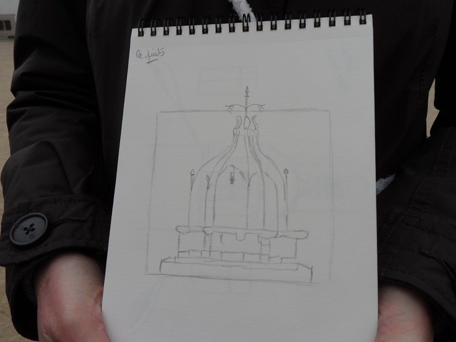 Croquis d'exterieur &quot;au Château&quot;