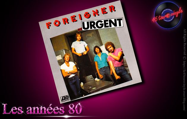Foreigner - Urgent (1981)