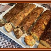 Cakes longs salés, cinq saveurs