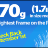 Un cadre sous les 800gr || A sub 800gr frame.