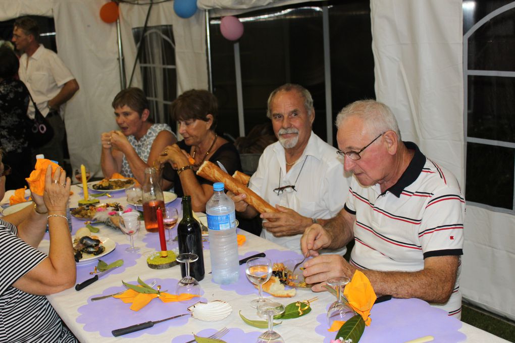 Réunion de famille pour les 80 ans de ma belle-soeur Denise ! Week-end magnifique sur toute la ligne, même le soleil était invité !