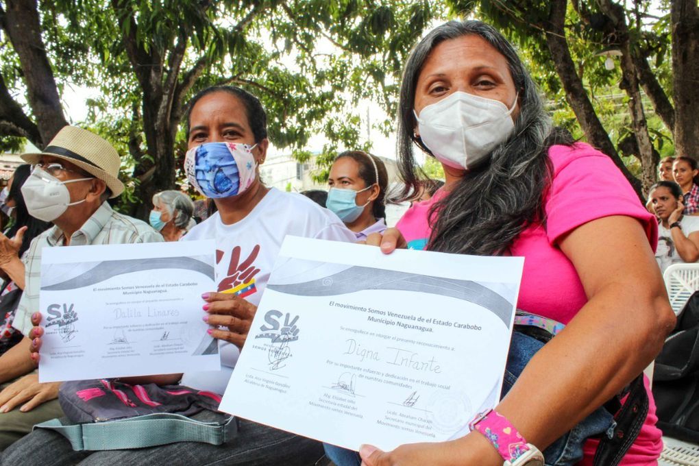 Alcaldesa de Naguanagua participó en celebración del 5°aniversario del Movimiento Somos Venezuela 