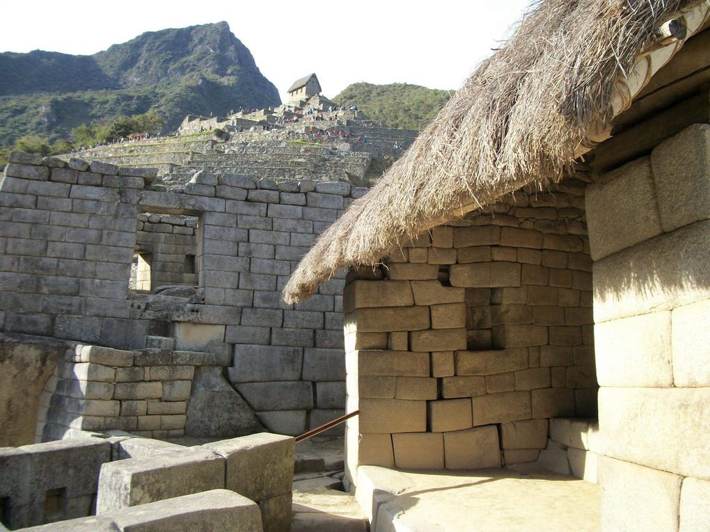 le Check point, l 'entrée du site, le site du Machu Picchu........