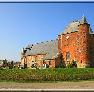 Diaporama église fortifiée d'Englancourt